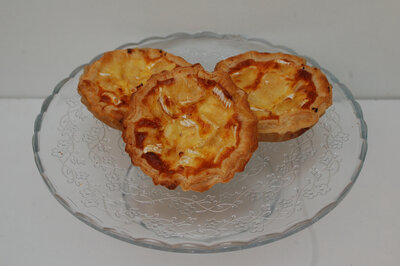 Tartelette camembert lardons par lot de 4