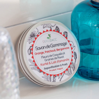 Savon de gommage coquelicot bio dans