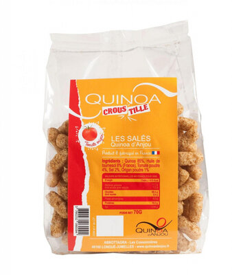 Quinoa croustille tomates-origan