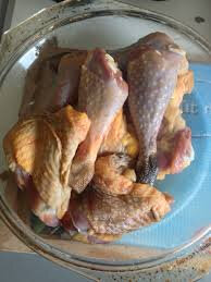 Pintade découpée