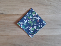 Serviette de table - trèfles/bleu ciel