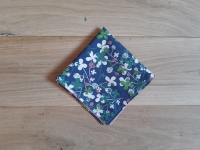 Serviette de table - trèfles/rose