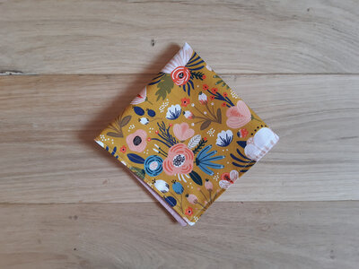 Serviette de table - soleil d'été/rose
