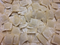 Ravioli foie gras et figues séchées