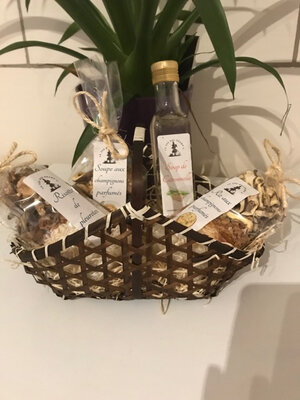 Panier garnie sirop de citronnelle