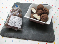 Truffes 'maison' au chocolat blanc