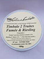 Timbale 2 truites fumée au riesling