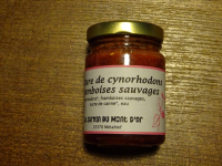 Confiture de cynorhodons et frambois