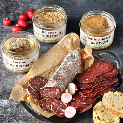 Coffret 'black hills' bison