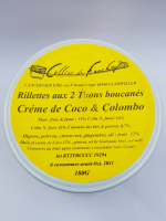 Rillettes thons boucanés crème coco & colombo