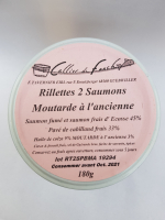 Rillettes 2 saumons moutarde à l'ancienne