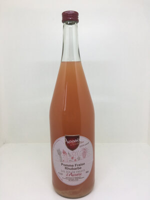 Jus de pomme fraise rhubarbe 1l