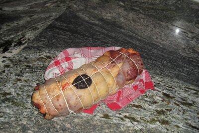 Rôti de pintade aux pruneaux distribué le 30/12