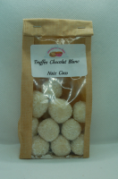 Truffes chocolat blanc noix coco noisettes