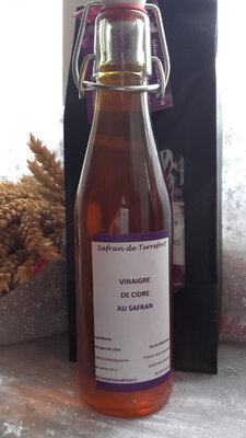Vinaigre de cidre au safran