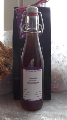 Vinaigre de cidre à la framboises