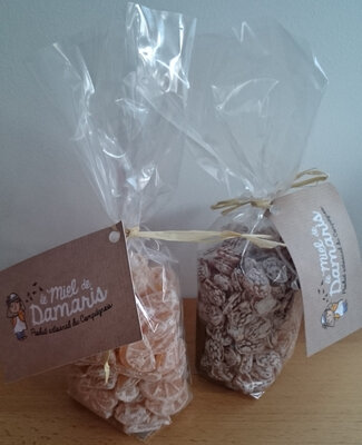Bonbons miel et eucalytpus en sachet