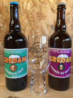 Coffret cadeau - 2x75 cl + verre 38 cl