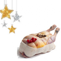 *noel* pintade farcie aux morilles et armagnac