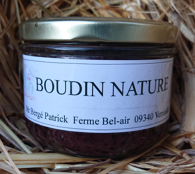 Conserve boudin nature