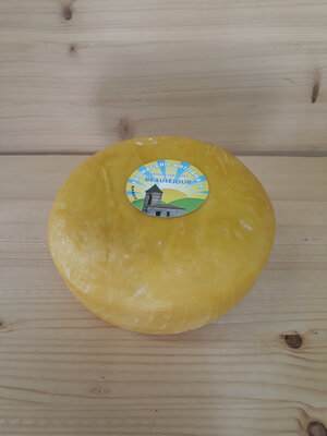 Gouda de vache nature, ciré avec cire d'abeille