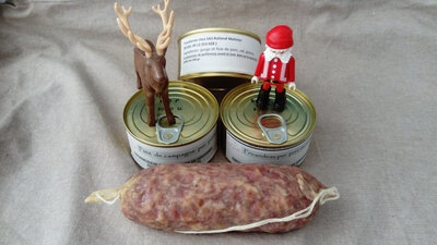 Panier de noël charcuterie