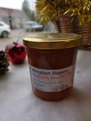 Confiture de poires aux épices