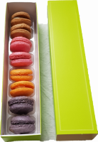 Boite de 8 macarons sucrès