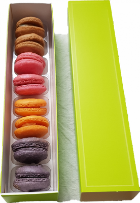 Boite de 8 macarons sucrès