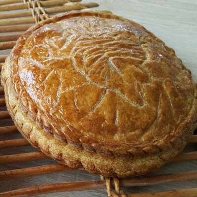 Galette pomme 4 parts