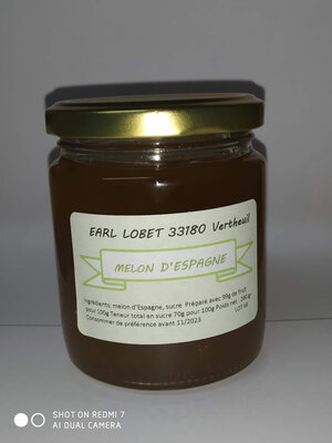 Confiture melon d'espagne