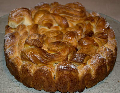 Galette frangipane briochée