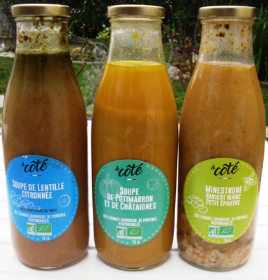 Lot de 3 nouvelles soupes
