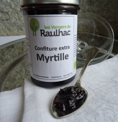 Confiture myrtille - achat solidaire