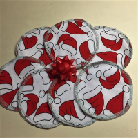 7 disques lavables noël