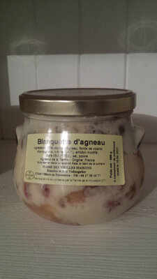 Agneau - blanquette d'agneau