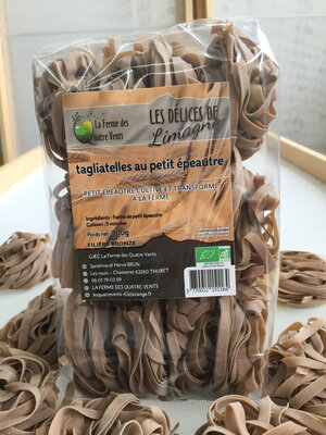 Tagliatelles petit épeautre bio