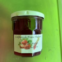 Confiture fraise rhubarbe