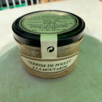 Terrine de poulet à la moutarde