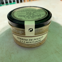 Terrine de poulet à la moutarde