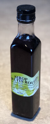 Sirop de fruits rouges