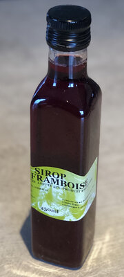 Sirop de framboises