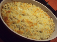 Gratin de spaetzle au munster sans lardons