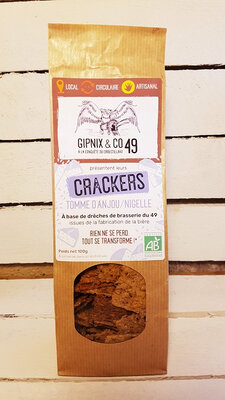 Crackers tomme d'anjou nigelle
