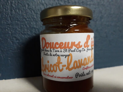 Confiture abricot lavande