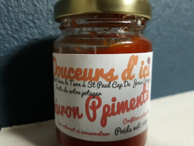 Confiture poivron-piment
