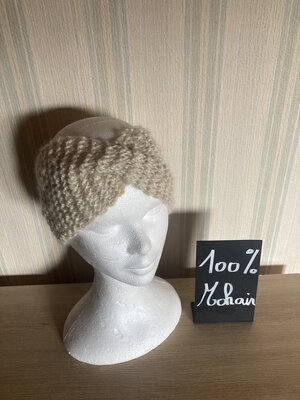 Bandeau laine mohair