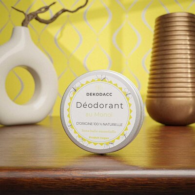 Déodorant 100% naturel & vegan au monoï