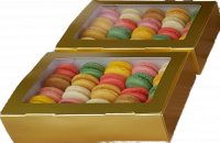 Macarons salès   foie gras. bleu.chorizo..x25