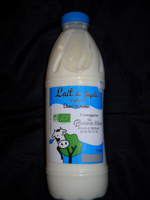 Lait demi-écrémé pasteurisé